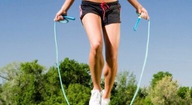 jumping rope to lose weight for a week with 7 kg